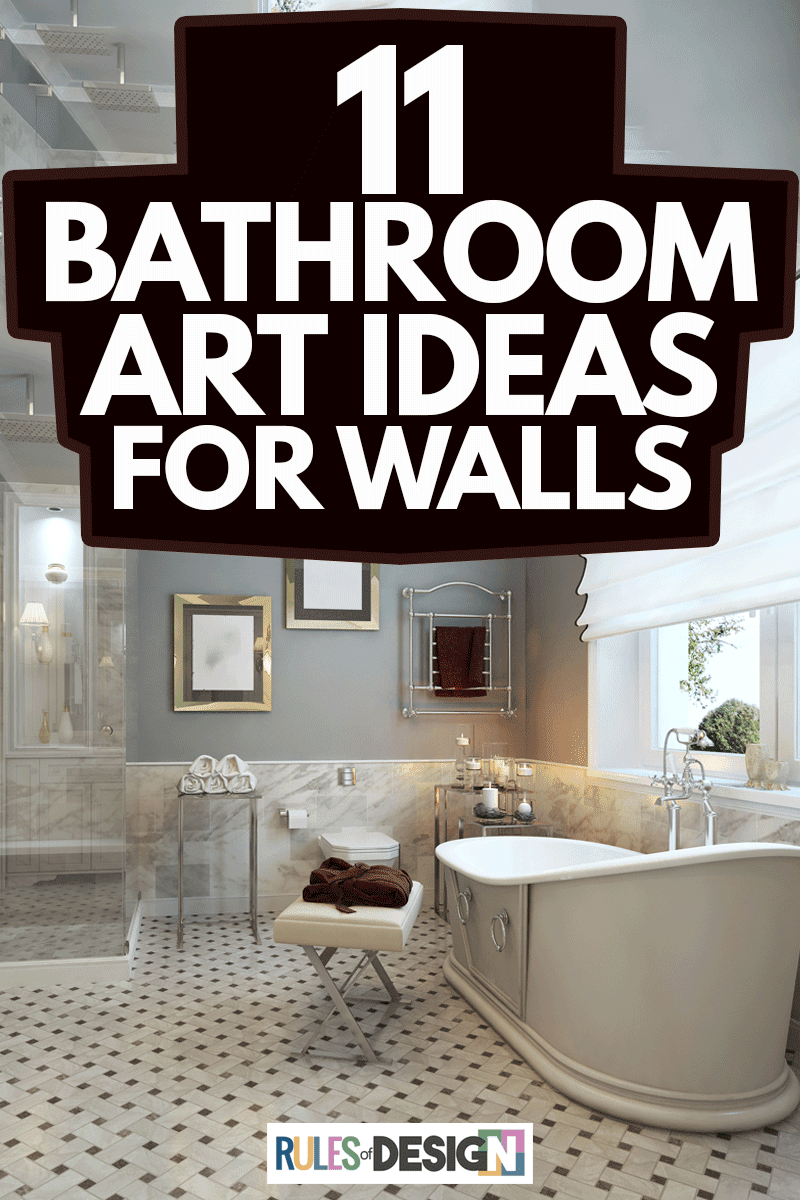 Bright Bathroom Provence with blank art canvas, 11 Bathroom Art Ideas For Walls