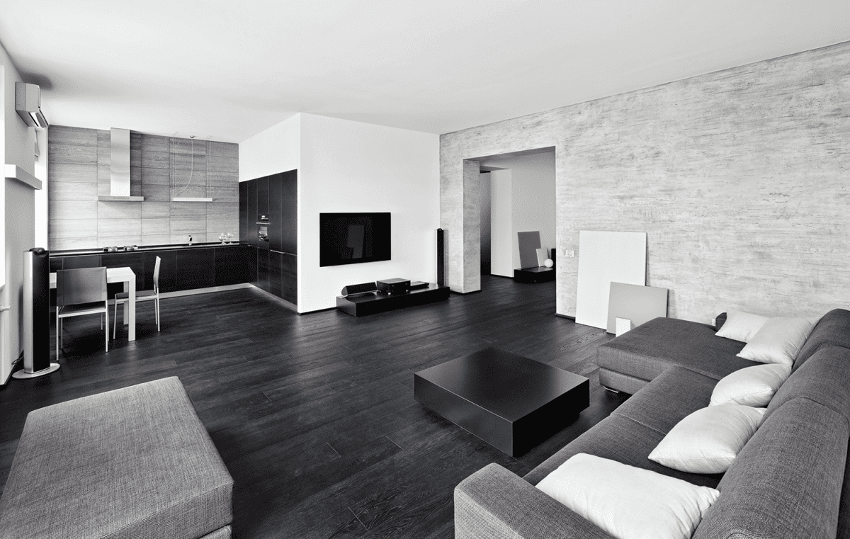 Modern minimalism style drawing-room