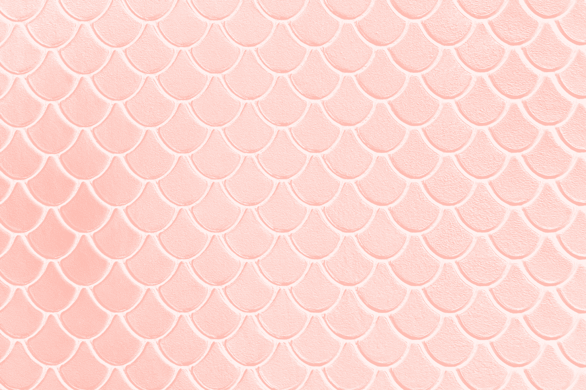 Pink snake scale design tile
