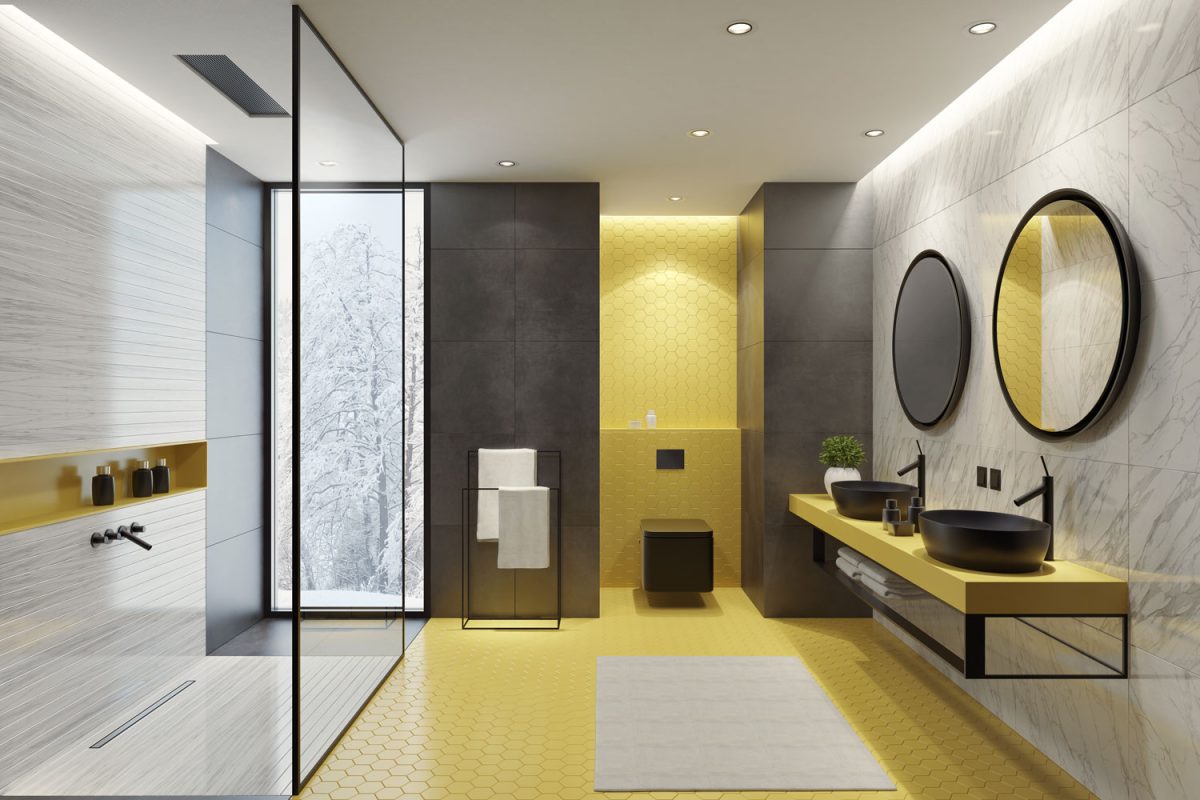 Ultra luxurious modern bathroom inspired form a contemporary design