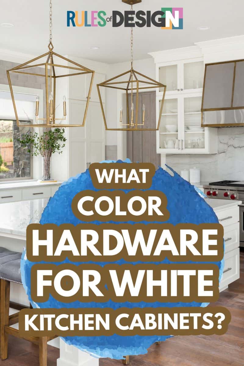 kitchen in newly constructed luxury home - What Color Hardware For White Kitchen Cabinets?