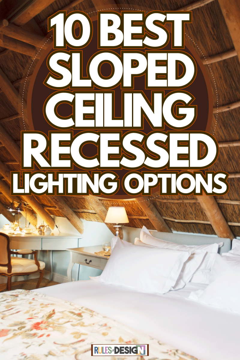 A beach house constructed from wooden logs and cogon grass serving as roofing for the small rest house, 10 Best Sloped Ceiling Recessed Lighting Options