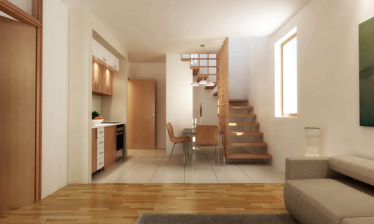 Interior design of an apartment