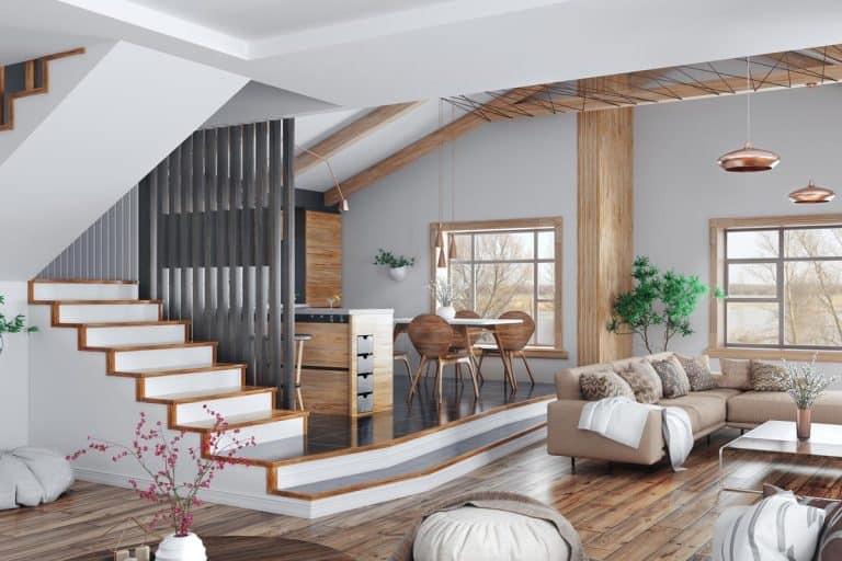 A modern design of a house with staircase in the living room, Where Should Stairs Be Located In A House?