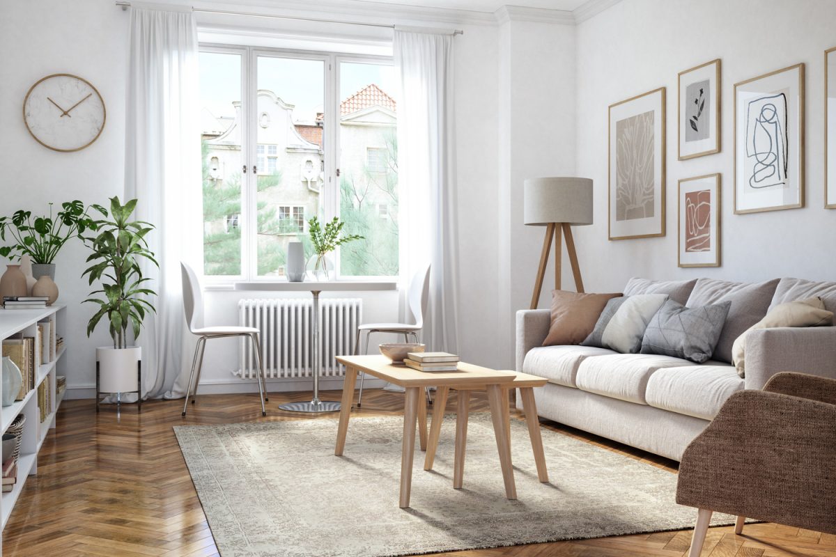 Scandinavian interior design living room